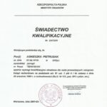 Świadectwo Kwalifikacyjne