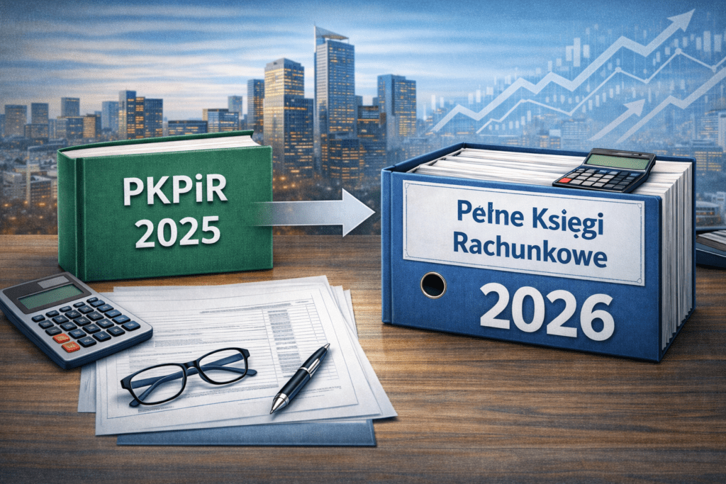 Переход от PKPiR к полному ведению бухгалтерского учета в 2026 году – сравнение систем учета 2025 и 2026 годов.