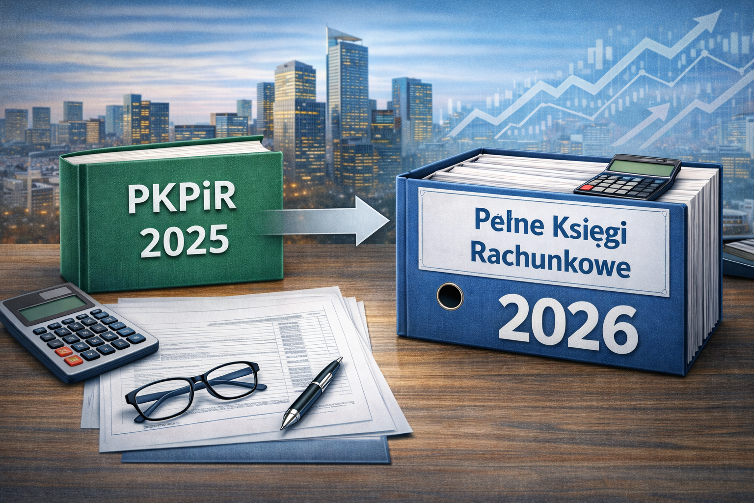 Переход от PKPiR к полному ведению бухгалтерского учета в 2026 году – сравнение систем учета 2025 и 2026 годов.